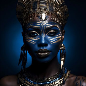 Afrikaanse en Egyptische Avatar Stammen Vrouwen van Surreal Media