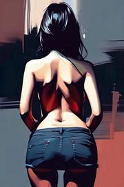 Sexy naakt meisje van Nz Art