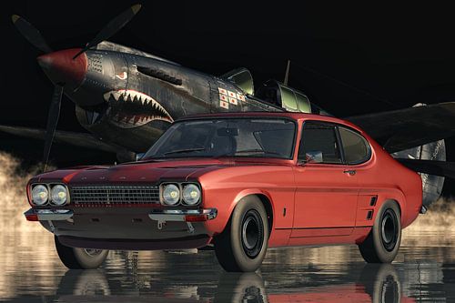 Ford Capri, een geweldige familie sportwagen uit de zeventiger jaren