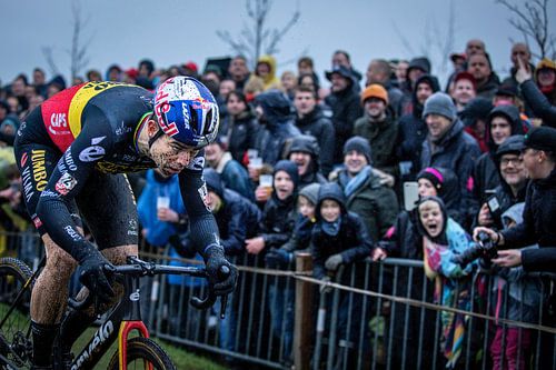 Wout van Aert sur Herbert Huizer
