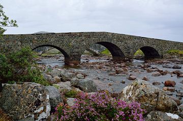 De oude brug van Sligachan van Frank's Awesome Travels