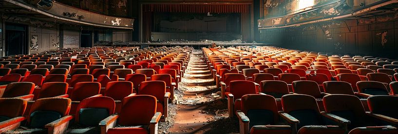 Abandoned theatre by Poster Art Shop