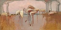 Flamingo's, Sydney Long van Meesterlijcke Meesters thumbnail
