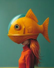 Fish helmet by Marlon Paul Bruin