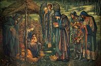 Edward Burne-Jones - The Star of Bethlehem van 1000 Schilderijen thumbnail