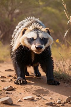 Honey badger animal by Ayyen Khusna