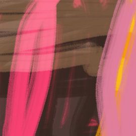 Moderne abstrakte bunte Kunst in Neon- und Pastellfarben nein. 9 von Dina Dankers