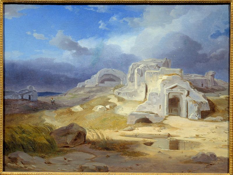 Das Grab des Archimedes in Syrakus - Carl Rottmann von Bridgeman Masters