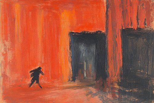 Abstract silhouet en architectuur