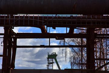 Vue à travers le tube