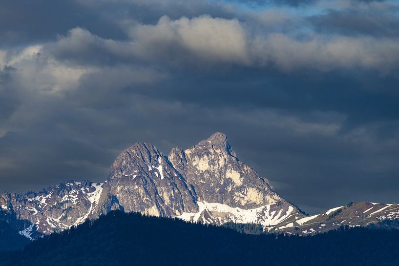 de Aggenstein in de Allgäu van Walter G. Allgöwer