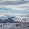 Besneeuwde bergtoppen in Armenie van Julian Buijzen