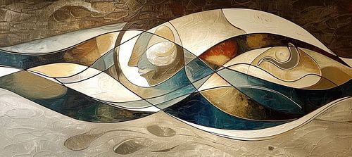 Peinture abstraite de femmes | Résonance onirique