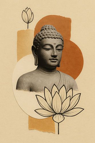 Collage vintage zen