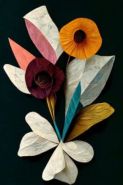 Little Paper Bouquet by treechild .
