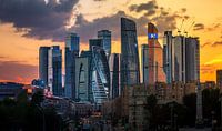 Moscow cityscape skyline Moscow skyscrapers Russia
