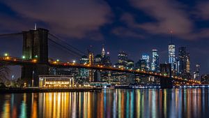 New York, Brooklyn Bridge von Remco Piet