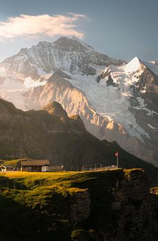 Bergkulisse Lauterbrunnen, Schweiz