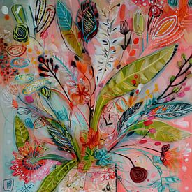 Blumenvase | Floral Wonderland Adventure von Blumen Studio