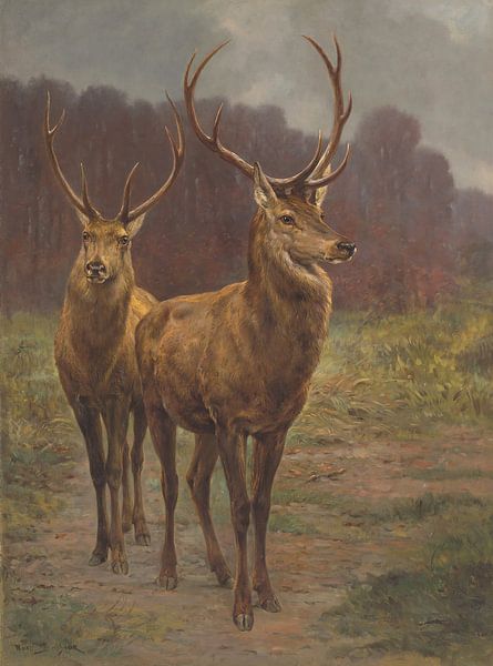 Monarchs Of The Forest, Rosa Bonheur van Meesterlijcke Meesters