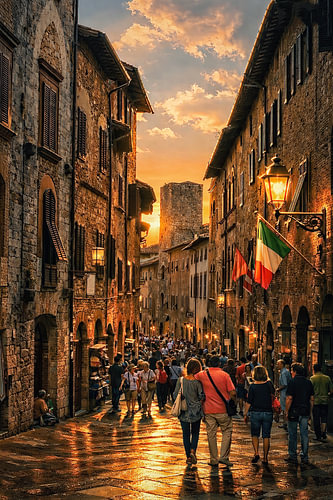 Shopping à San Gimignano