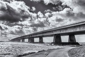 Pont dans une tempête sur Sjoerd van der Wal Photographie