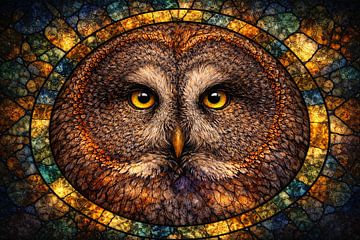 Uil. Oog van de Nacht van Bert Quaedvlieg
