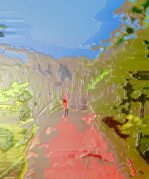 Arnstein view [original 60 cm x 50 cm] by Anna Kasten