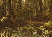 Pond in the forest by Nop Briex thumbnail
