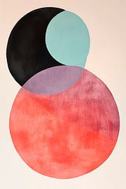 Bunte Formen in harmonischer Verbindung von Poster Art Shop