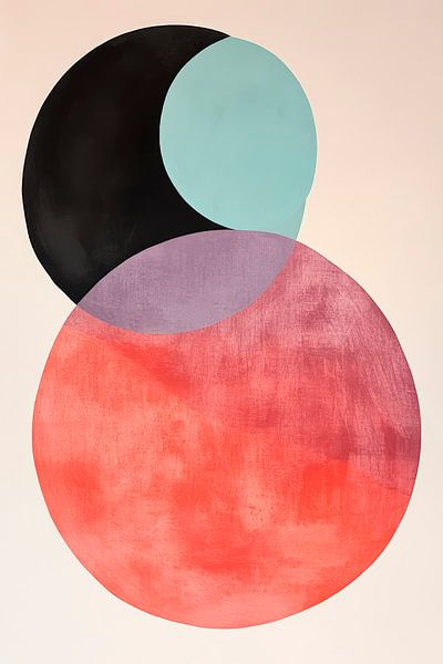 Colourful shapes in a harmonious combination by Poster Art Shop