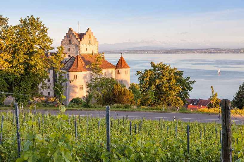 Burg Meersburg am Abend von Jan Schuler