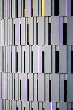 Modern building at night by Werner Lerooy