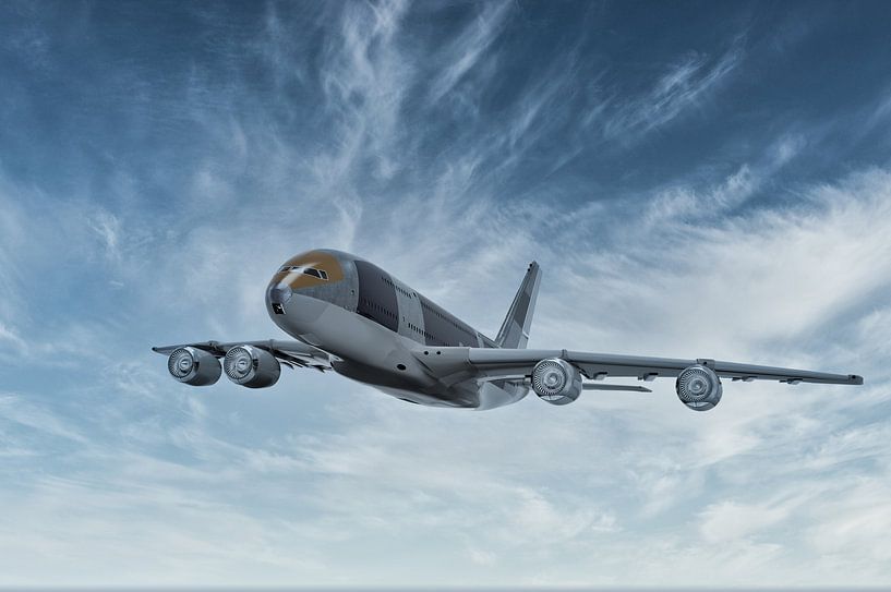 BLUE WHALE AIRPLANE 01 by HMS