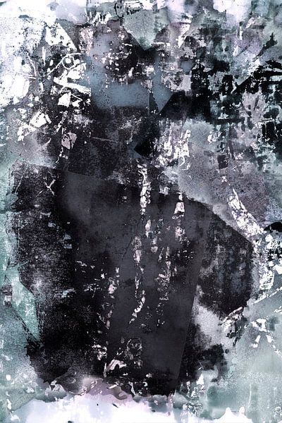 Winter Tree Abstraction by Mad Dog Art