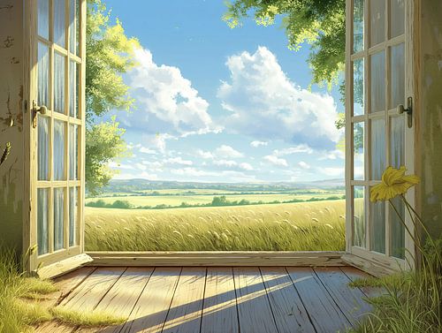 belle vue de la chambre