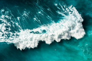Zomer vanuit de lucht - Groene oceaangolf