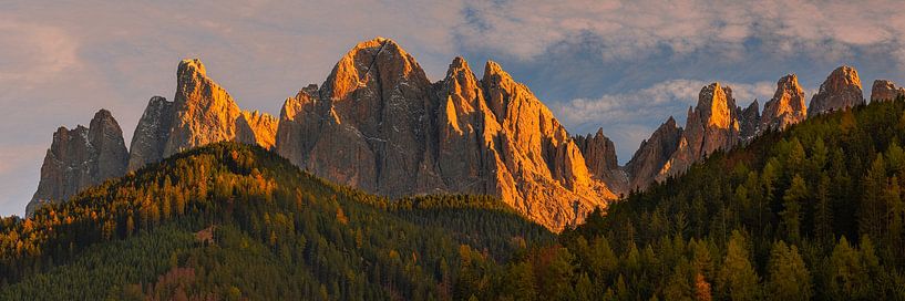 Coucher de soleil dans les Dolomites par Henk Meijer Photography