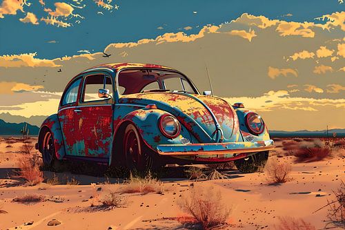 Käfer in der Wüste