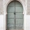 Groene deur in Marrakesh van Photolovers reisfotografie