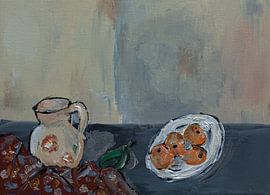Krug und Zitrusfrüchte von Kjeld Olsen