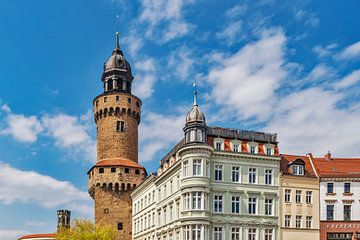 De Reichenbachtoren staat in Görlitz, Duitsland. van Gunter Kirsch