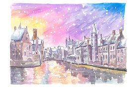 Brügger Winterträume und Grachtenblicke bei Sonnenaufgang