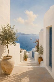 Santorini – Minimalistischer Küstenweg