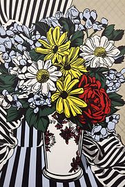 Blumen in Vase von Artsy