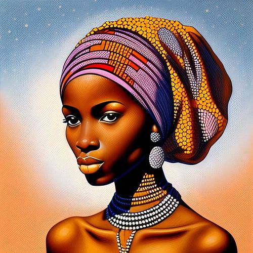 African female portrait called Zawadi