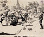 Amsterdam, Le sport dans le Vondelpark, Johan Braakensiek, 1892 par Atelier Liesjes Aperçu