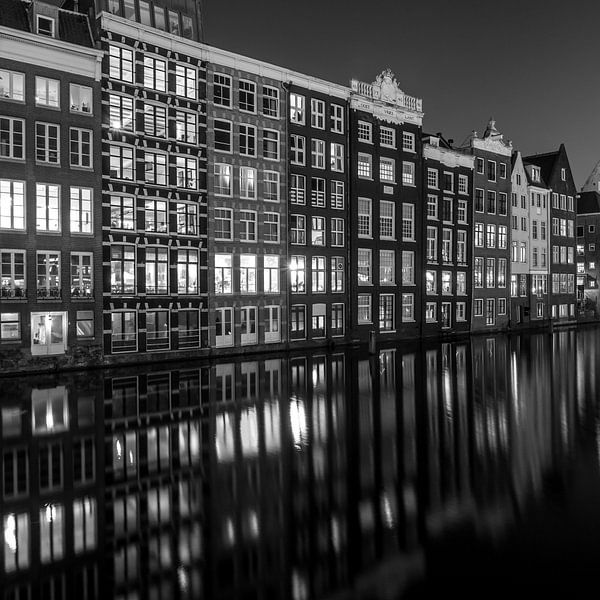 Grachtenpanden Amsterdam van Albert Mendelewski