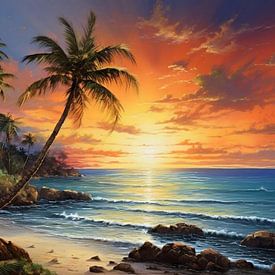 Strand van Salsa art