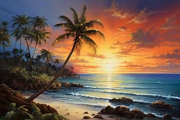 Strand van Salsa art